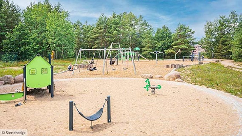 Umgebung-Spielplatz-Wiesenpark